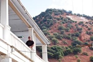 My hang in Bisbee (photo by Laurel Parrott)